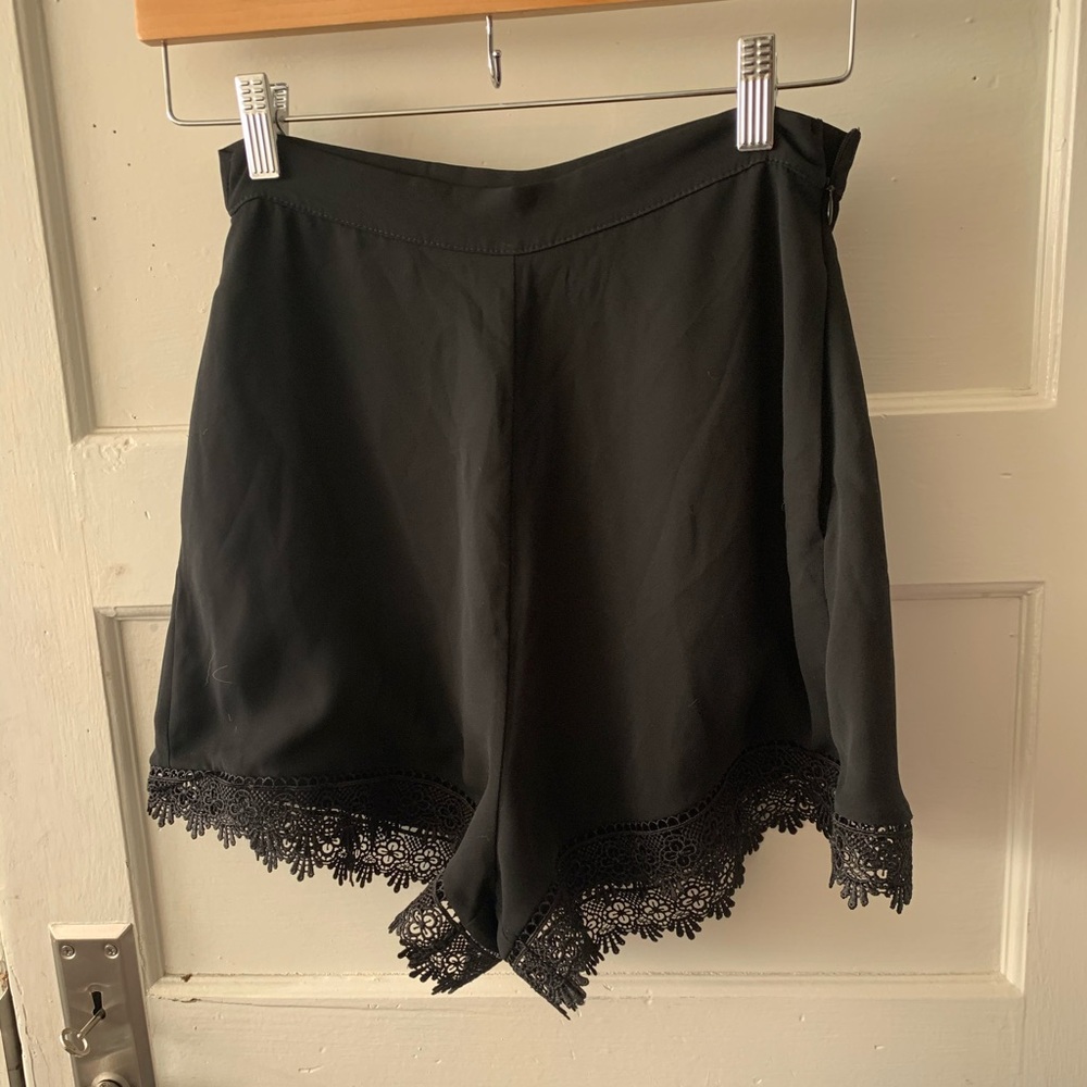 Nasty gal size s black shorts never worn